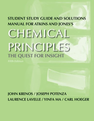 Study Guide For Chemical Principles