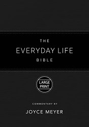 Everyday Life Bible Large Print Black LeatherLuxe