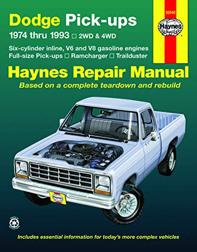 Dodge Ramcharger & Trailduster full-size pick-ups