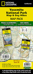 Yosemite Day Hikes & National Park Map Map Pack Bundle