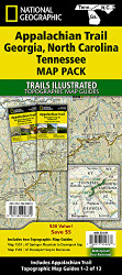 Appalachian Trail: Georgia North Carolina Tennessee Map Pack Bundle