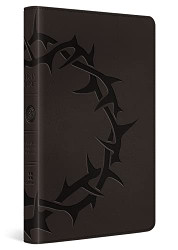 ESV Thinline Bible (TruTone Charcoal Crown Design)