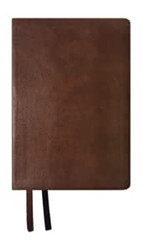 NASB Large Print Compact Bible Brown Leathertex 2020 text