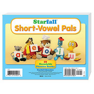 Starfall Short-Vowel Pals 16 Decodable Phonics Books