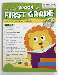 Let's Get Ready For First Grade Common Core 256-Page Bind-Up Workbook