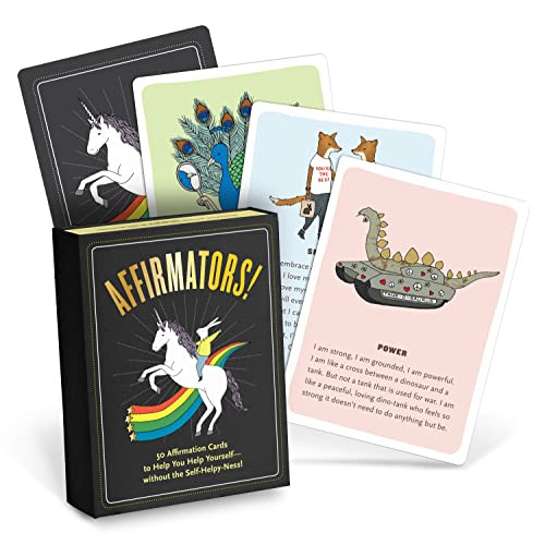 Affirmators! 50 Affirmation Cards Deck to Help You Help Yourself -