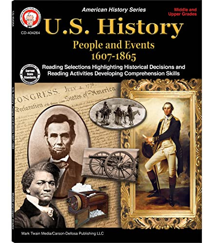 Mark Twain American History Books Grades 6-12 People & Events
