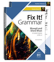 Fix It! Grammar: Level 4 Mowgli and Shere Khan Teacher/Student Combo