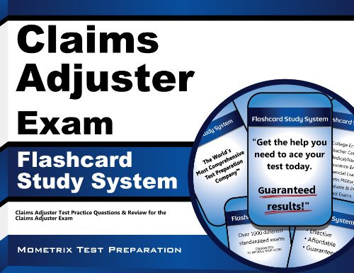 Claims Adjuster Exam Flashcard Study System