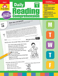 Evan-Moor Daily Reading Comprehension Grade 1 - Homeschooling &