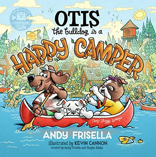 Otis the Bulldog Is a Happy Camper