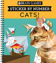 Brain Games - Sticker by Number: Cats!
