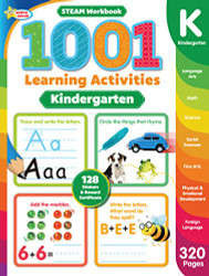1001 STEAM Kindergarten Activity Workbook