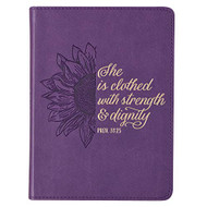 Christian Art Gifts Classic Handy-sized Journal trength & Dignity