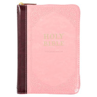KJV Holy Bible Compact Faux Leather Red Letter Edition - Ribbon