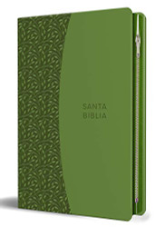 Biblia Reina Valera 1960 Tamano grande letra grande piel verde