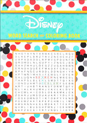 Disney Word Search and Coloring Book