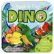 Peek-a-Flap Dino - Children's Lift-a-Flap Board Book