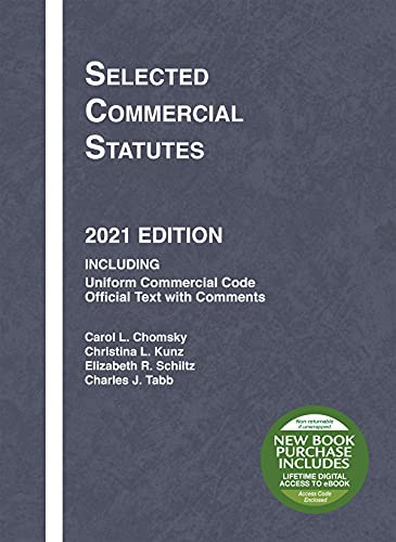 Selected Commercial Statutes 2021 Edition