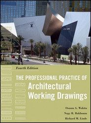 Professional Practice Of Architectural Working Drawings