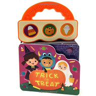 Trick Or Treat 3-Button Sound Halloween Board Book for Babies and Toddlers
