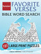 Funster Favorite Verses Bible Word Search - 101 Large-Print Puzzles