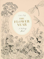 Flower Year: A Coloring Book for Adults
