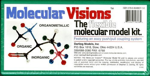 Molecular Visions Organic Inorganic Organometallic Molecular Model Kit #1 By Darling Models To Accompany Organic Chemistry