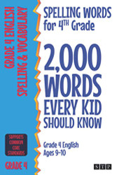 Spelling Words for 4th Grade: 2000 Words Every Kid Should Know