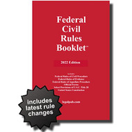 Federal Civil Rules Booklet 2022