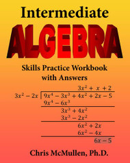 Intermediate Algebra Skills Practice Workbook with Answers