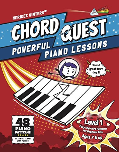 Chord Quest Powerul Piano Lessons Level 1: Easy Keyboard Patterns