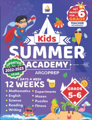 Kids Summer Academy by ArgoPrep - Grades 5-6