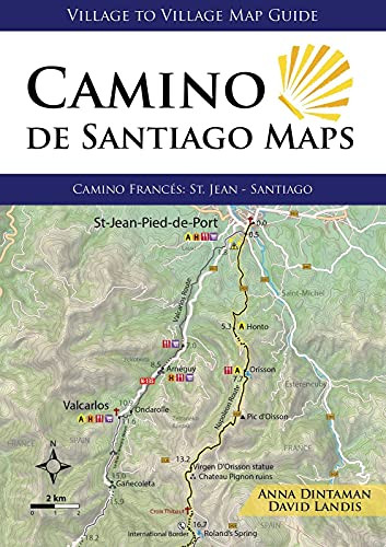 Camino de Santiago Maps Camino Frances: St. Jean - Santiago