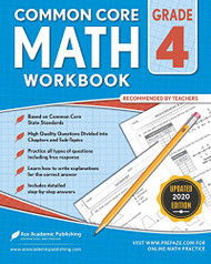 4th grade Math Workbook: CommonCore Math Workbook