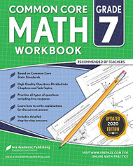 7th grade Math Workbook: CommonCore Math Workbook