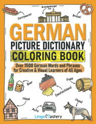 German Picture Dictionary Coloring Book