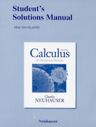 Student's Solutions Manual For Calculus For Biology And Medicine
