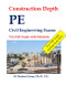 Construction Depth PE Civil Engineering Exams - Two Full Exams with Solutions