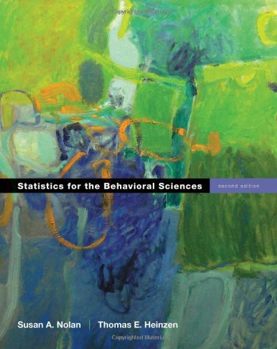 Statistics For The Behavioral Sciences