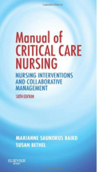 Manual Of Critical Care Nursing