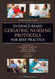 Evidence-Based Geriatric Nursing Protocols For Best Practice