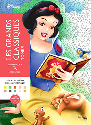 Coloriages mysteres Les Grands classiques Disney Tome 9