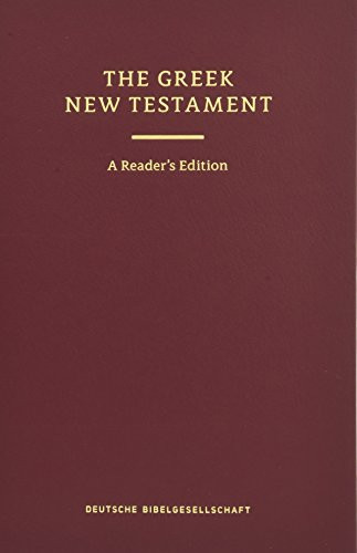 UBS 5th Revised Greek New Testament Reader's Edition: 124377