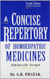 Concise Repertory of Homeopathic Medicines