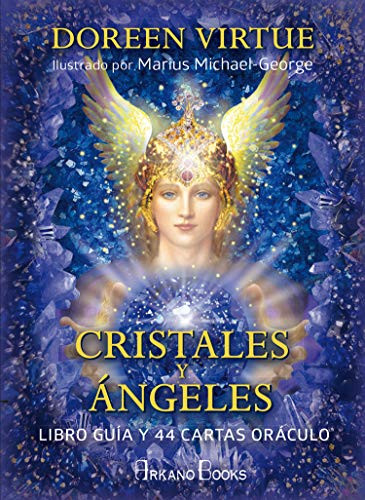 Cristales y angeles: Libro guia y 44 cartas oraculo