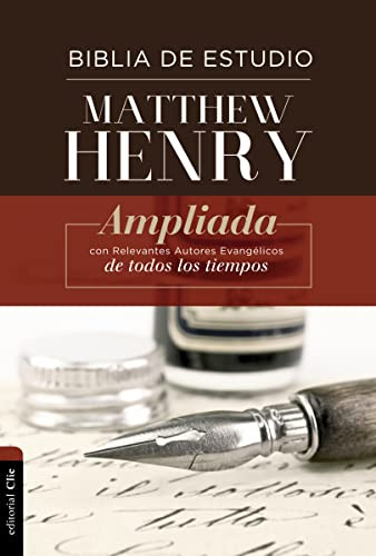 RVR Biblia de Estudio Matthew Henry Tapa Dura con indice