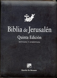 Biblia de Jerusalen: 5ª edicion Manual totalmente revisada -