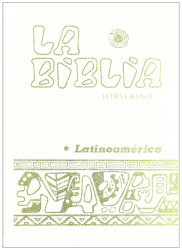 La Biblia Latinoamerica letra grande blanca