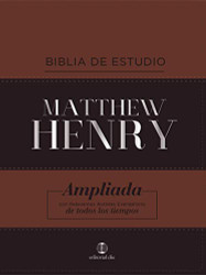RVR Biblia de Estudio Matthew Henry Leathersoft Clasica